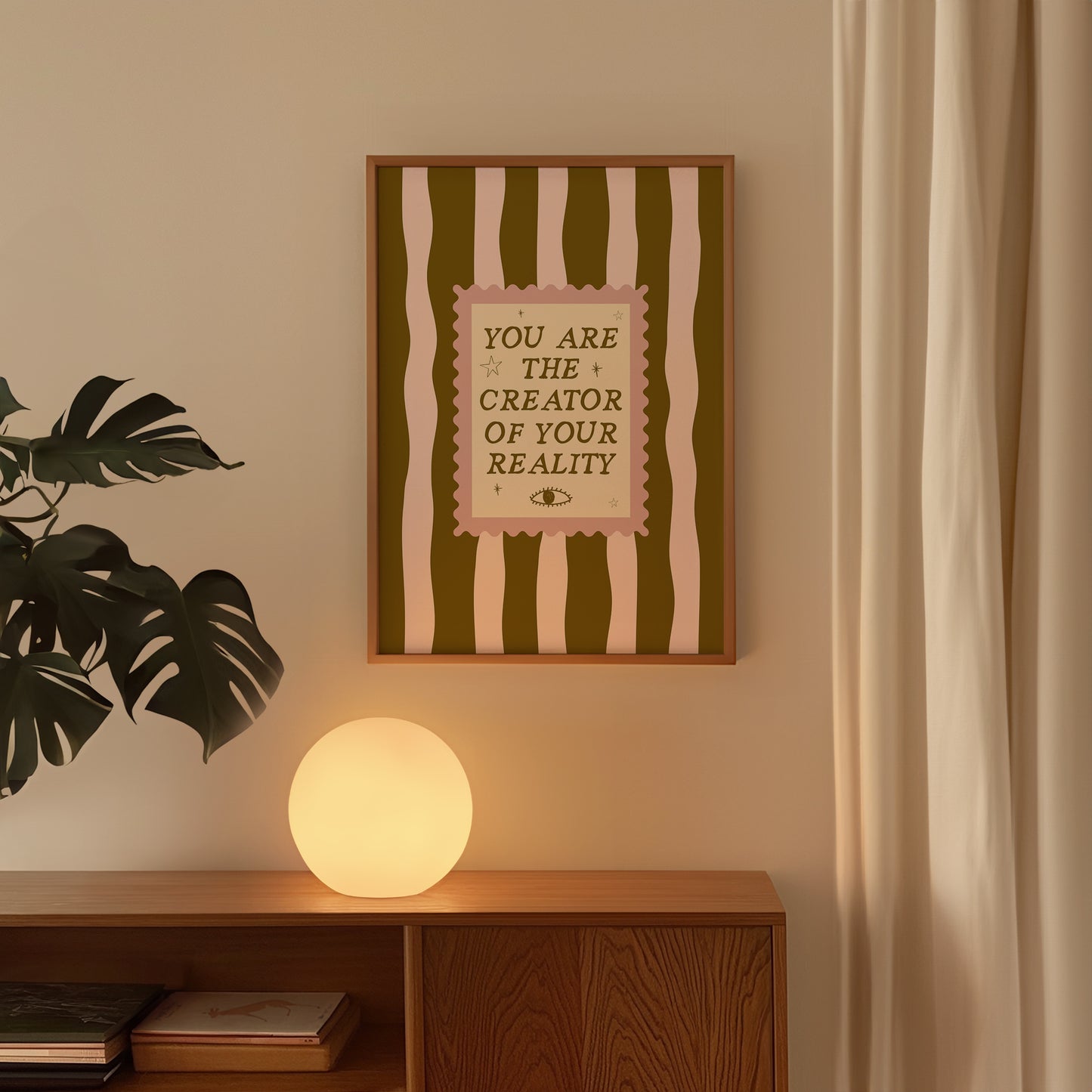 I Am The Creator Of My Reality Manifestation Art Print - Digital Print