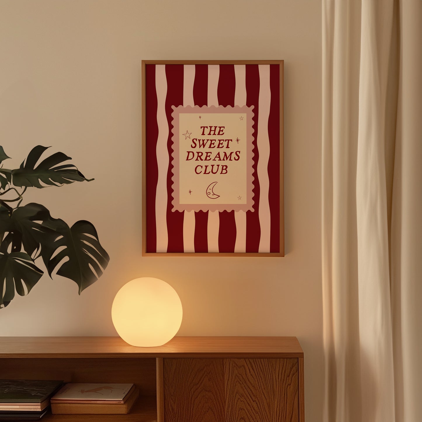 Pink Sweet Dreams Club Art - Digital Print