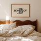 The Homebody Club Black Print | Neutral Decor - Digital Print ( Horizontal )