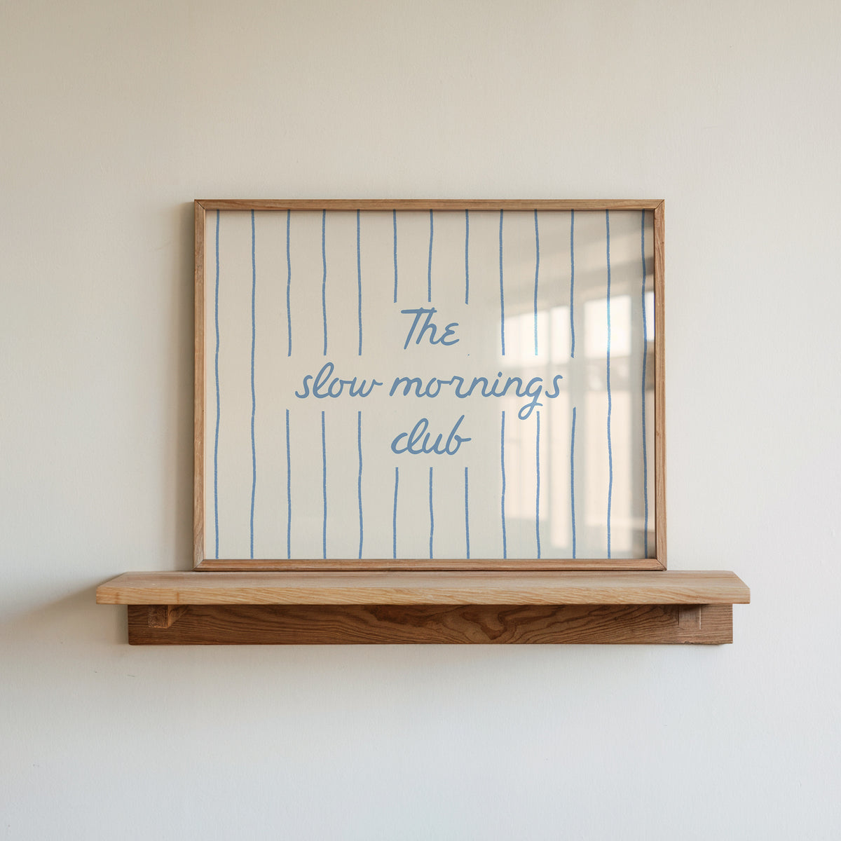 The Slow Mornings Club — Digital Print