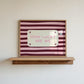 How Lucky Are We Striped Star Print - Digital Print