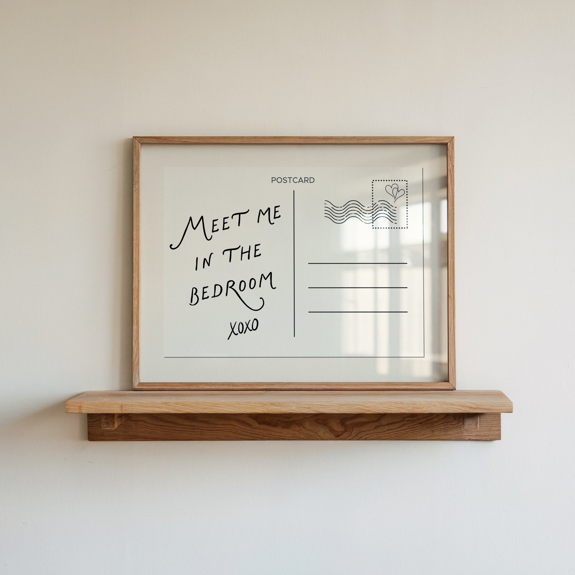 Meet Me In The Bedroom Postcard Art 