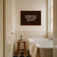 There's No Place Like Home Brown Horizontal Print - Digital Download