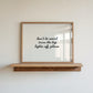 Horizontal white wall print with elegant black cursive script reading don't be weird. turn the big lights off, please.