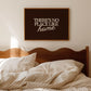 There's No Place Like Home Brown Horizontal Print - Digital Download