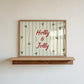 Holly & Jolly | Green Striped Print