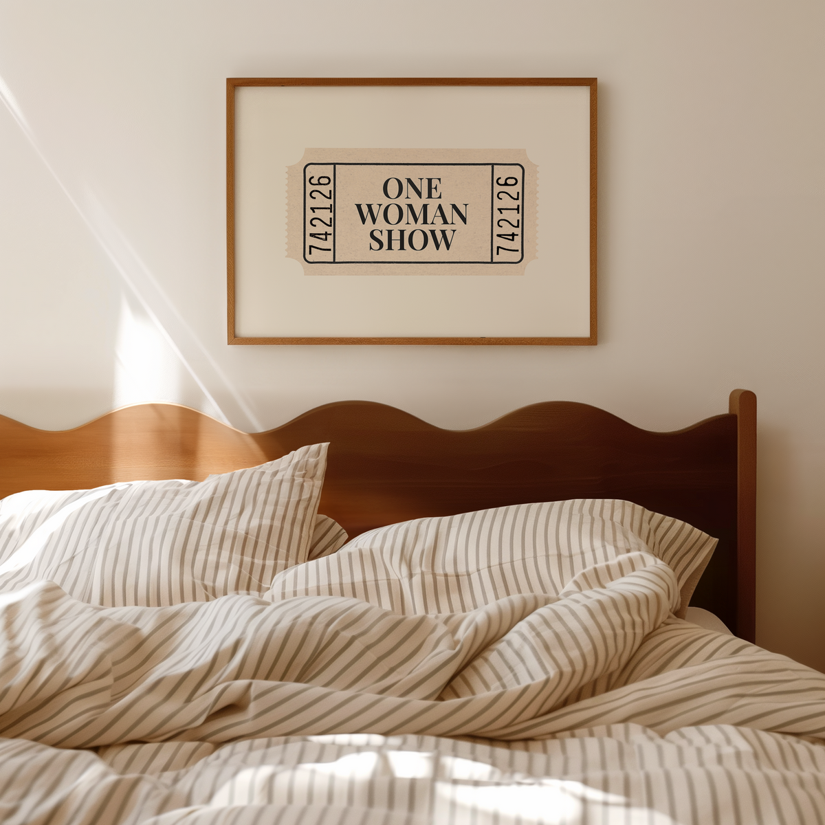 One Woman Show | Vintage Ticket Print