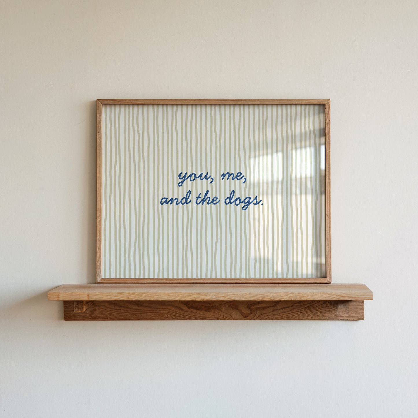 You Me And The Dogs Print - Digital Print ( Horizontal )