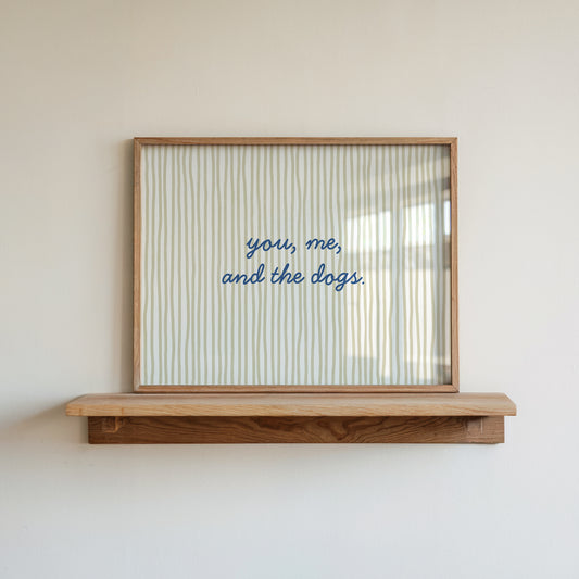 You Me And The Dogs Print - Digital Print ( Horizontal )