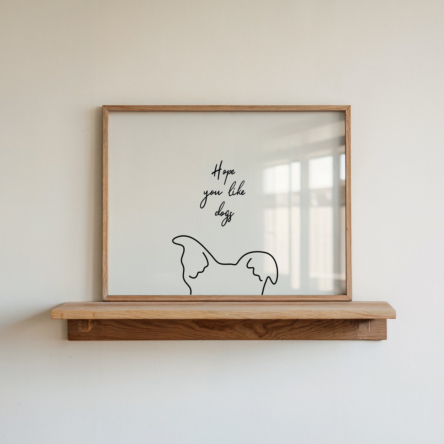 Hope you like dogs hand drawn print