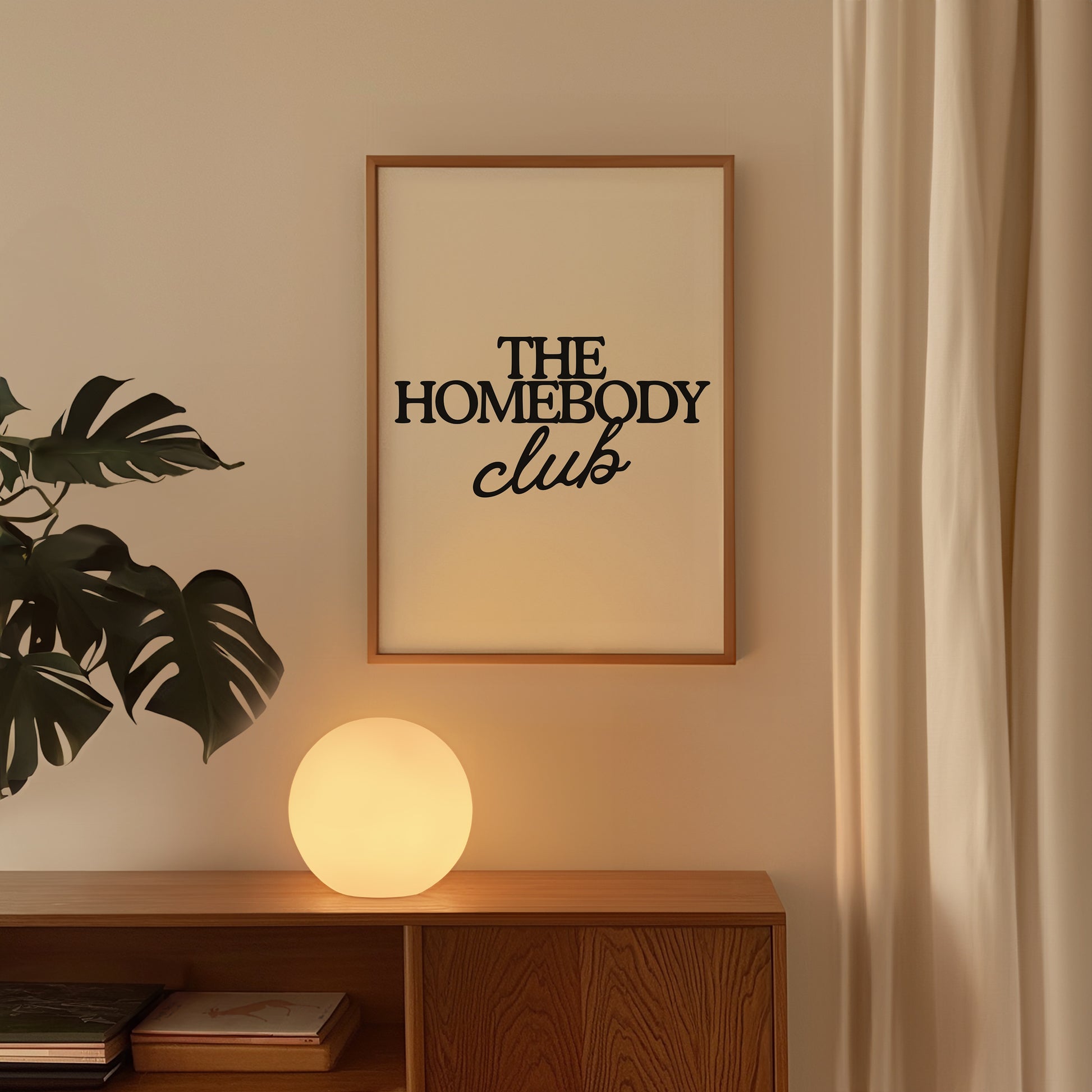 Set of 3 black and white prints: "The Homebody Club" in bold serif type, "Cute Shoes! Take them off." framed by checkered stripes, and "Bring joy or kick rocks" in a scalloped panel on black and white stripes.