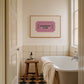 The Homebody Club Retro Ticket Sign - Digital Print ( Horizontal )