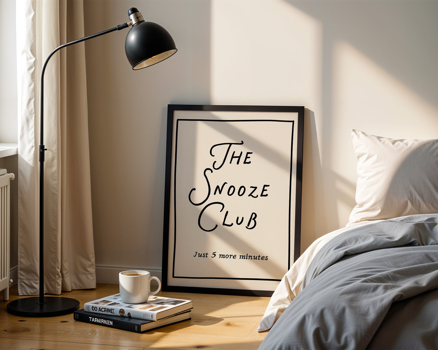The Snooze Club Hand Drawn Art - Digital Print