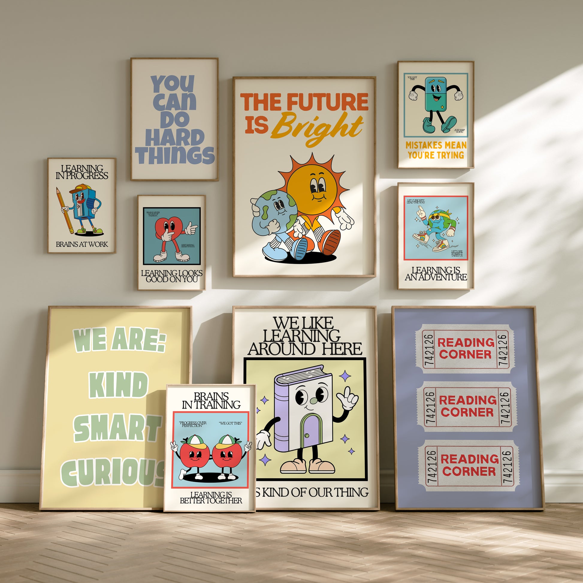 Colorful Classroom Gallery Art Set | Teacher Resources | Kindergarten Essentials