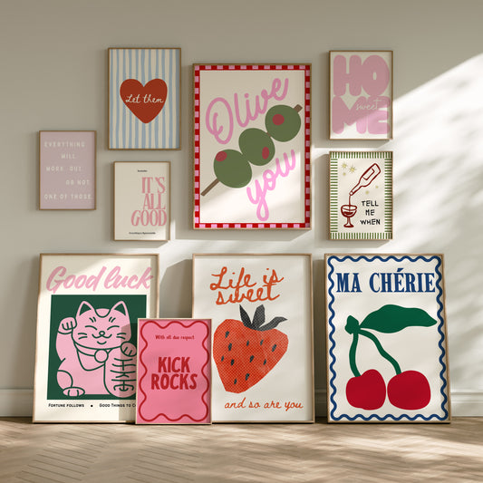 Dopamine Gallery Set of 10 - Digital Print