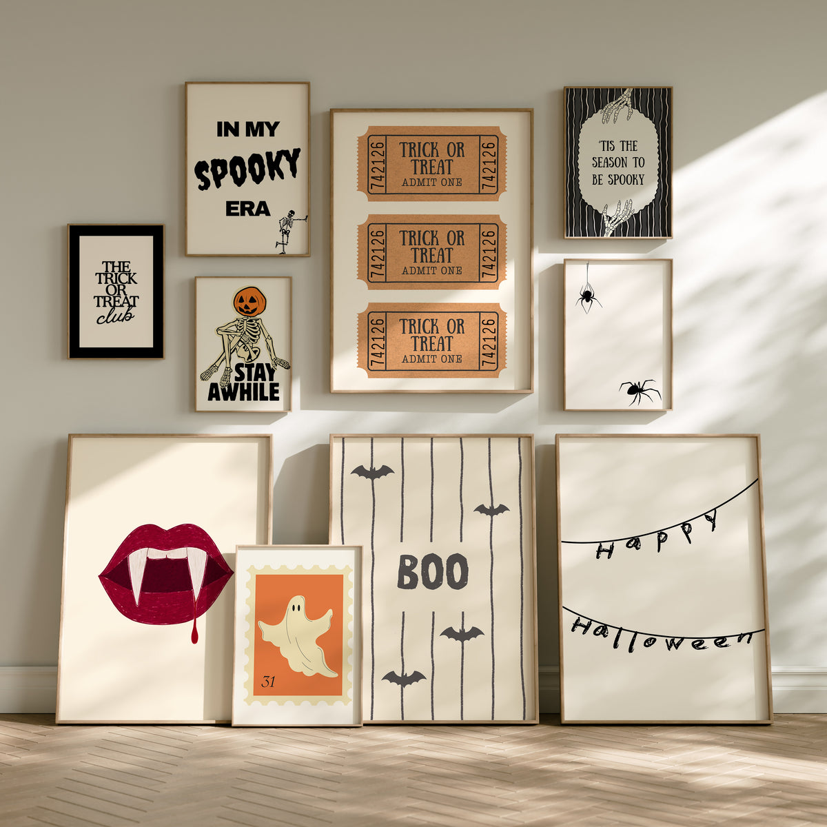 Set of 10 — Halloween Gallery Wall Set