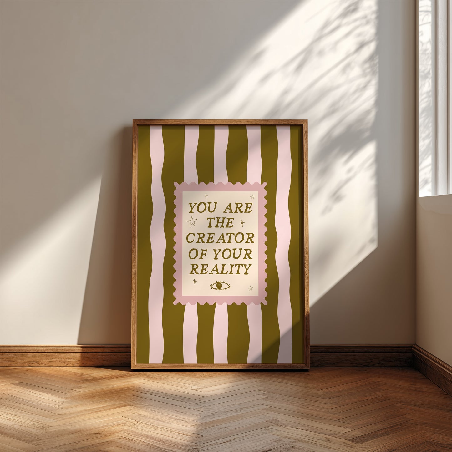 I Am The Creator Of My Reality Manifestation Art Print - Digital Print