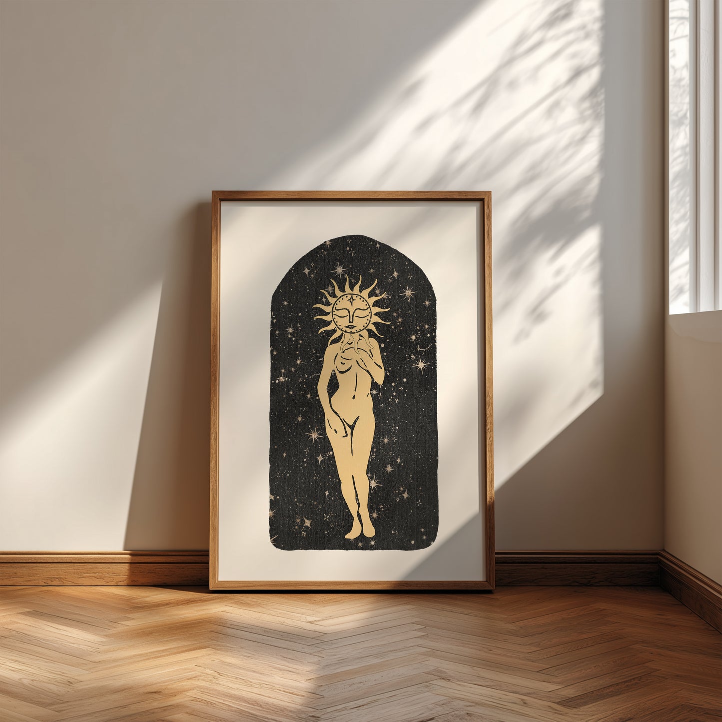 Cosmic Sun Goddess - Digital Print