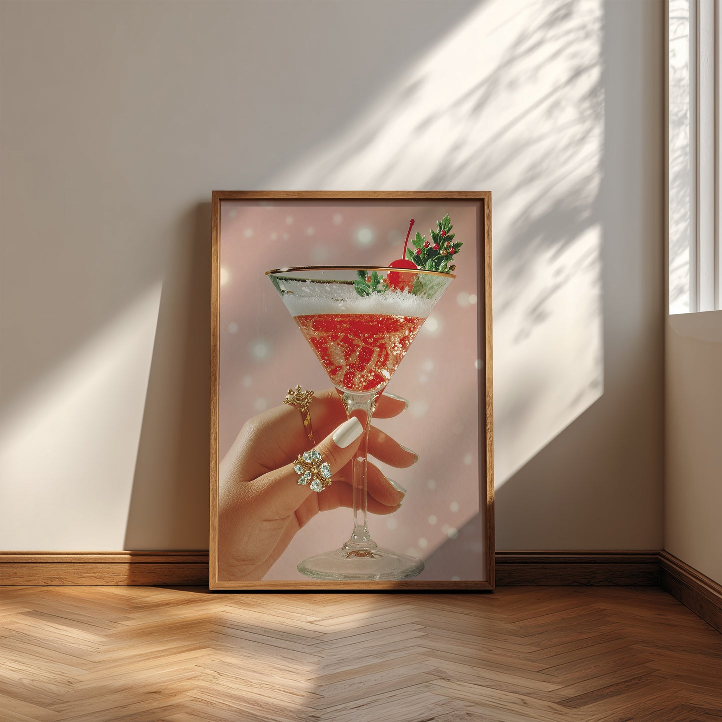 Festive Christmas Cocktail - Digital Print