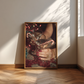 Candy Cane Martini Print | Vintage Christmas