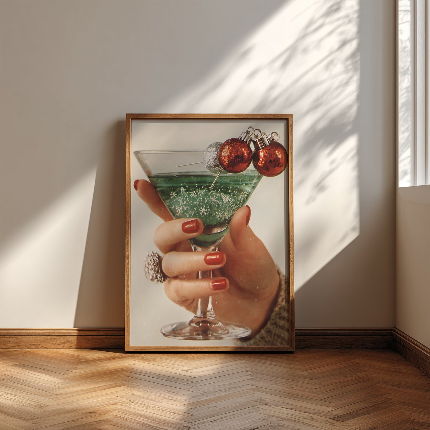 Christmas Ornament Cocktail - Digital Print