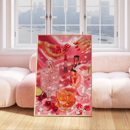 Retro Glam Poker Night