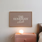 The Homebody Club Beige Print | Neutral Decor - Digital Print ( Horizontal )