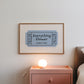 Everything Shower Retro Ticket Bathroom Sign - Digital Print ( Horizontal )