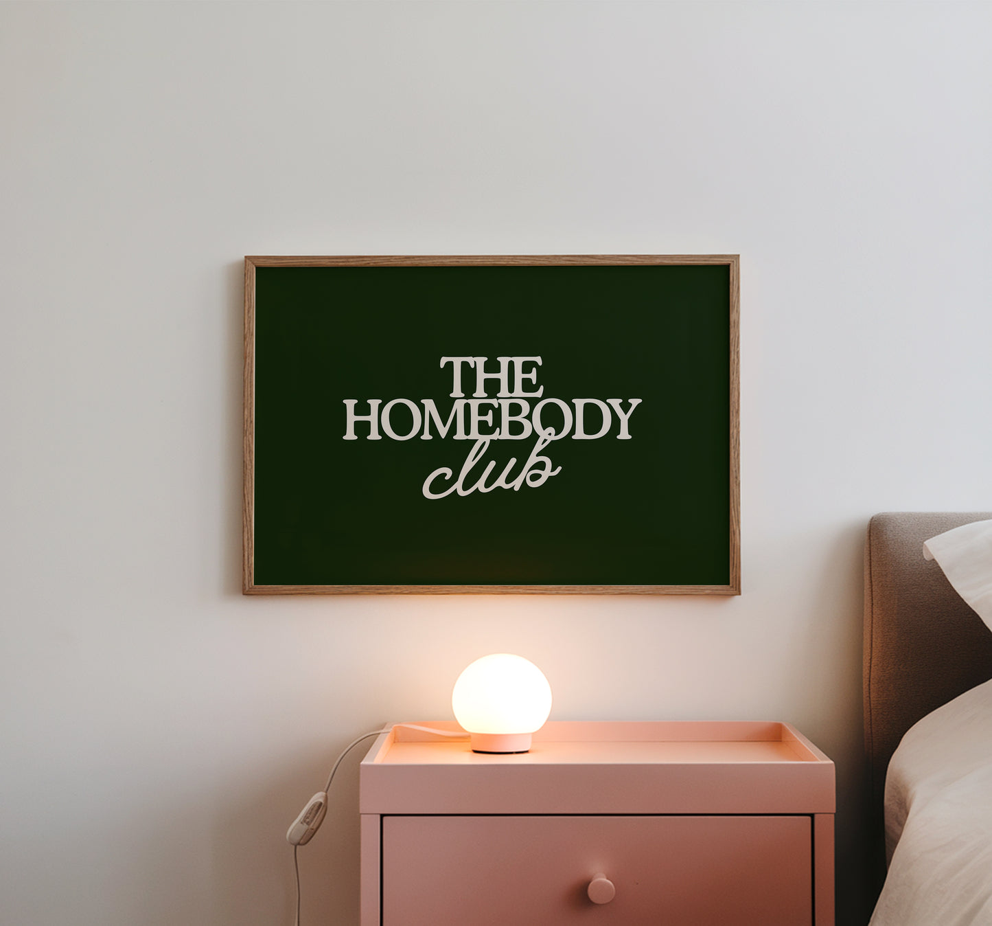 The Homebody Club — Dark Green Digital Print