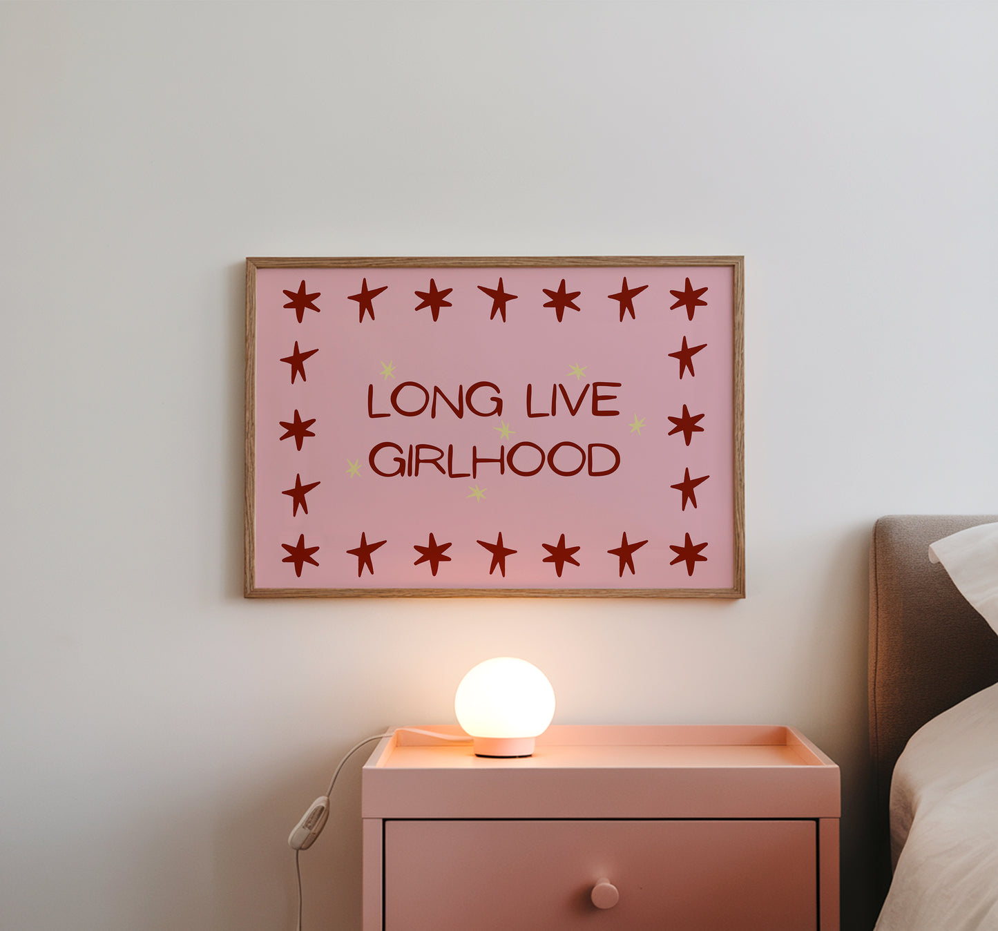 Long Live Girlhood Star Art - Digital Print ( Horizontal )