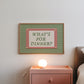 What's For Dinner Striped Print -  Digital Print ( Horizontal