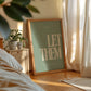 Let Them Quote Sage Green Positivity Print - Digital Print