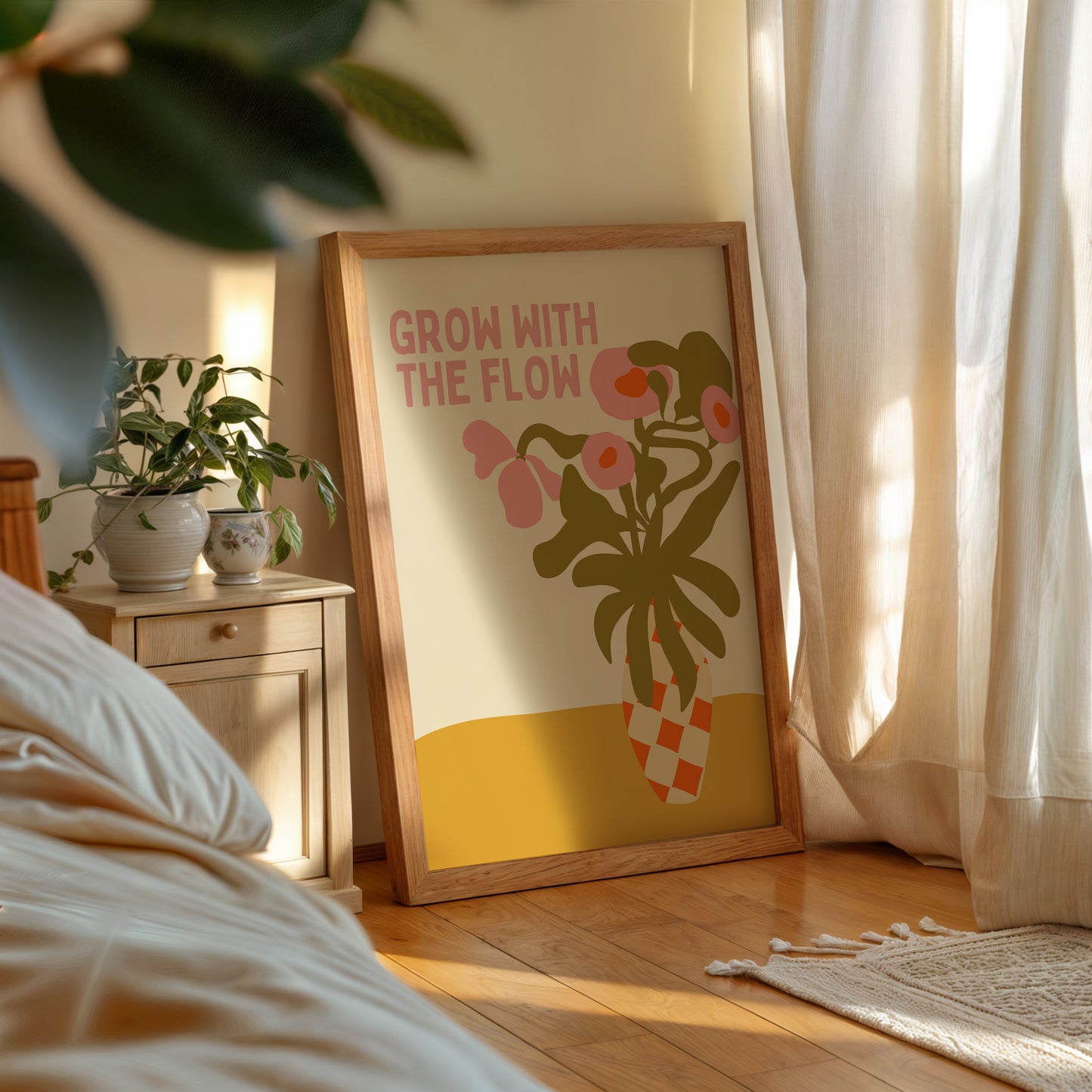 Grow With The Flow Wall Art Print