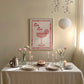 Red & Pink Trendy Gallery Set of 5 - Digital Print