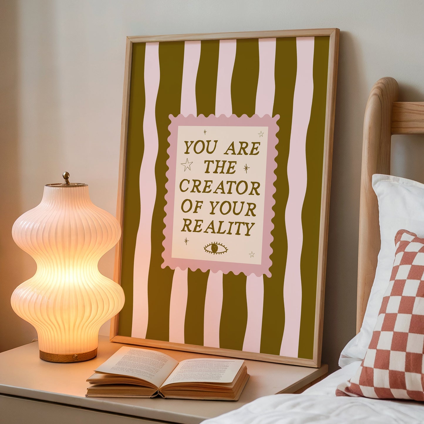 I Am The Creator Of My Reality Manifestation Art Print - Digital Print