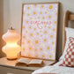 Pink Floral Girlhood Print - Digital Print
