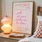Pink Dorm Art Set of 3 - Trendy Gallery Wall Prints - Digital Print