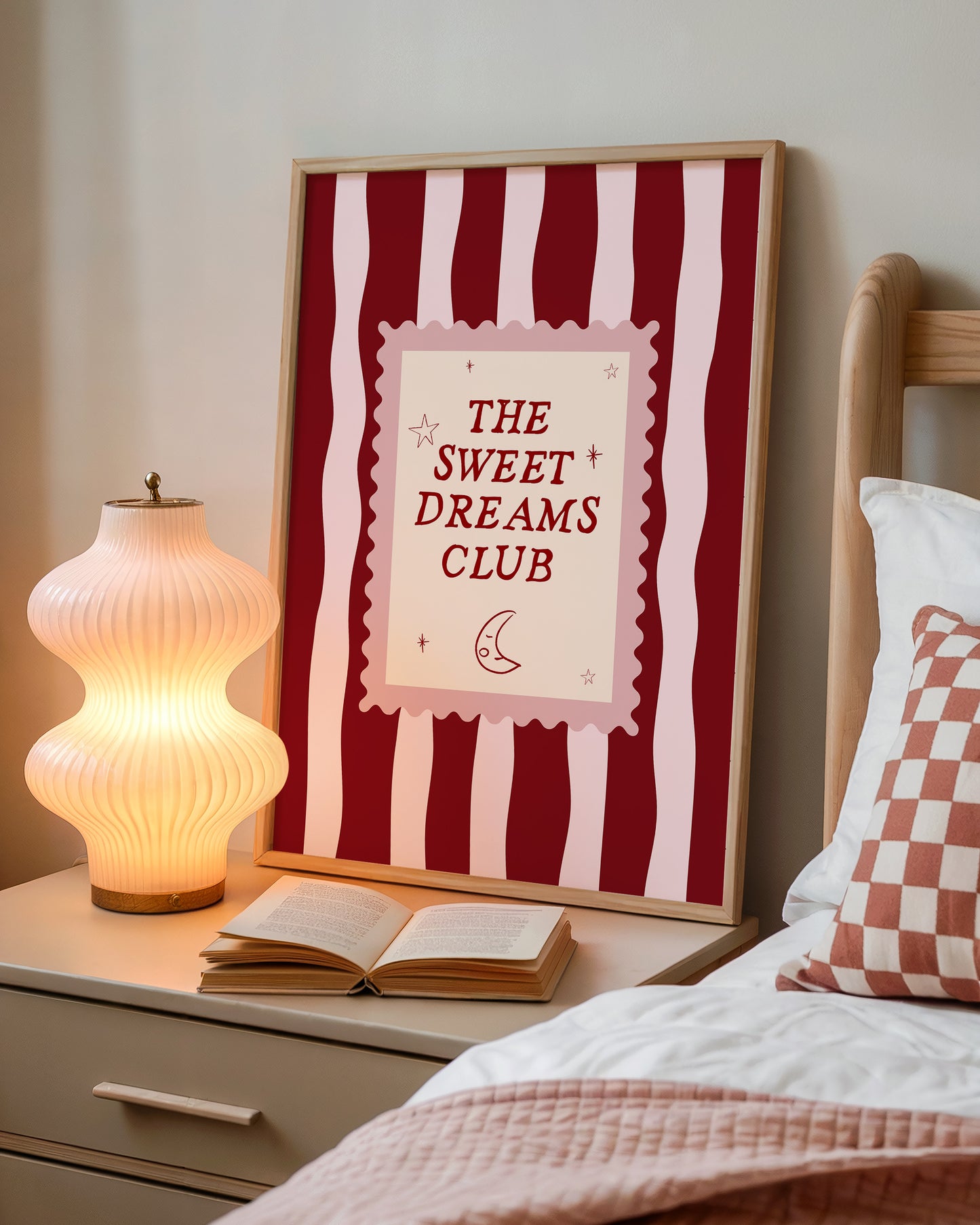 Pink Sweet Dreams Club Art - Digital Print