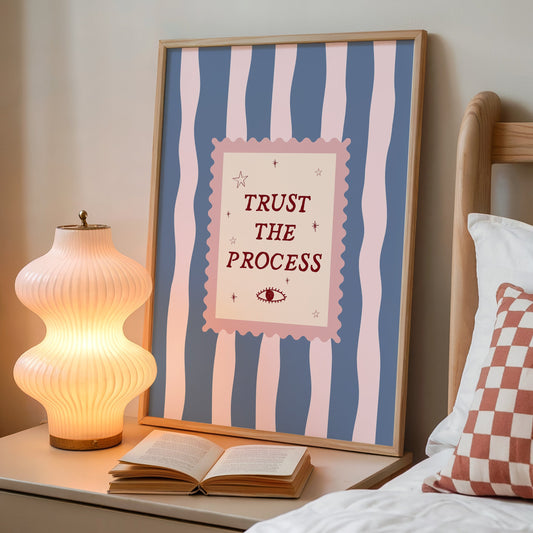 Trust The Process Manifestation Art - Digital Print 