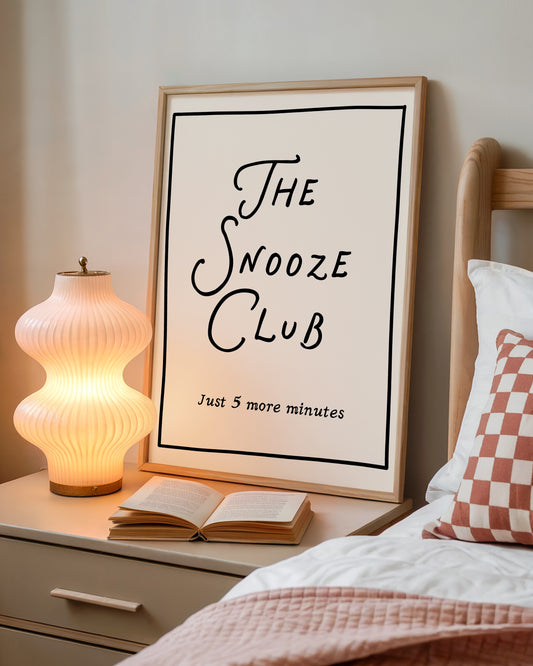 The Snooze Club Hand Drawn Art