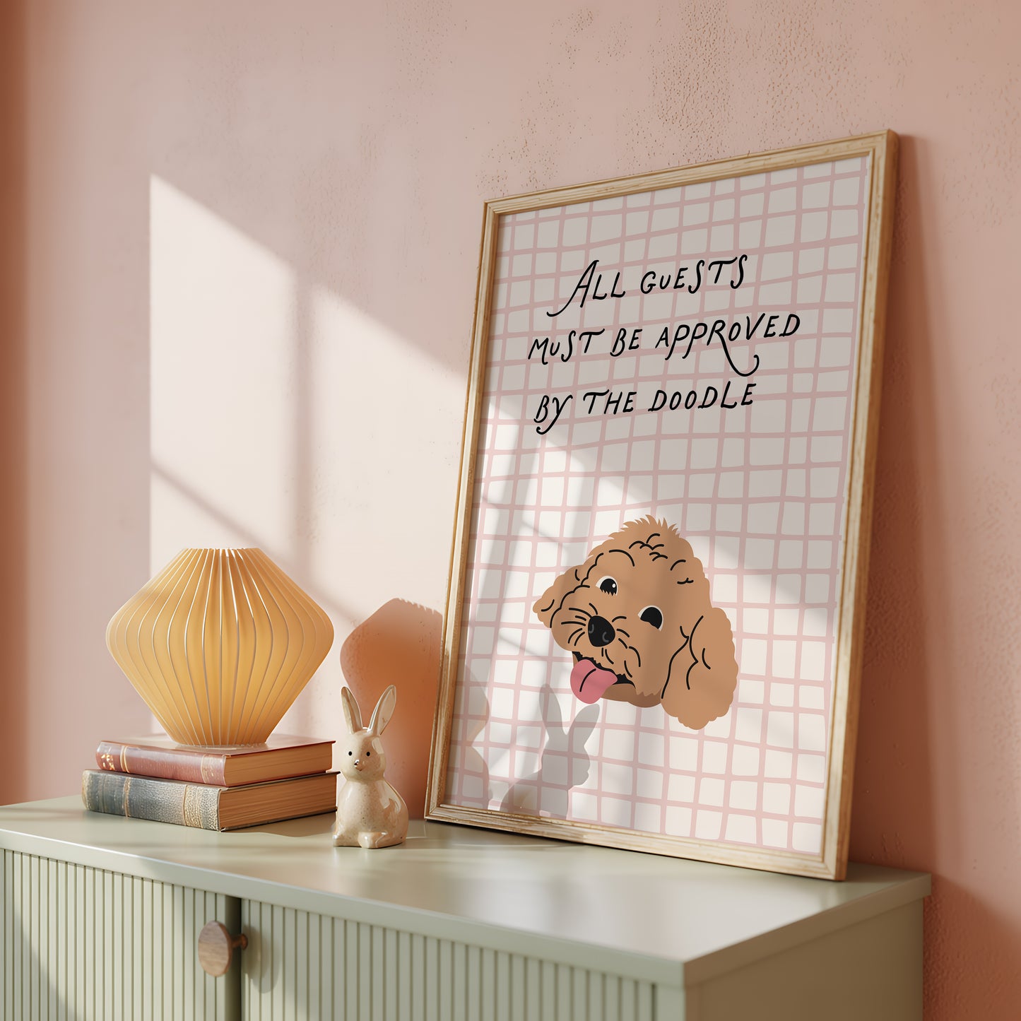 All Guests Must Be Approved By The Doodle Print - Digital Print