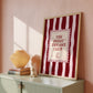 Pink Sweet Dreams Club Art - Digital Print
