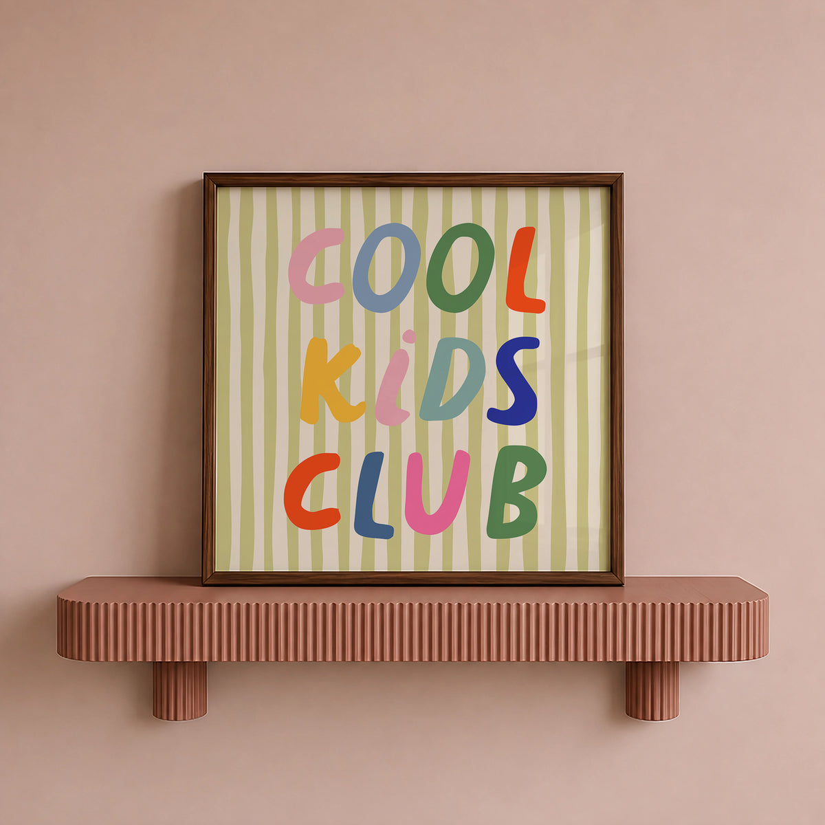 Cool Kids Club — Striped Digital Print