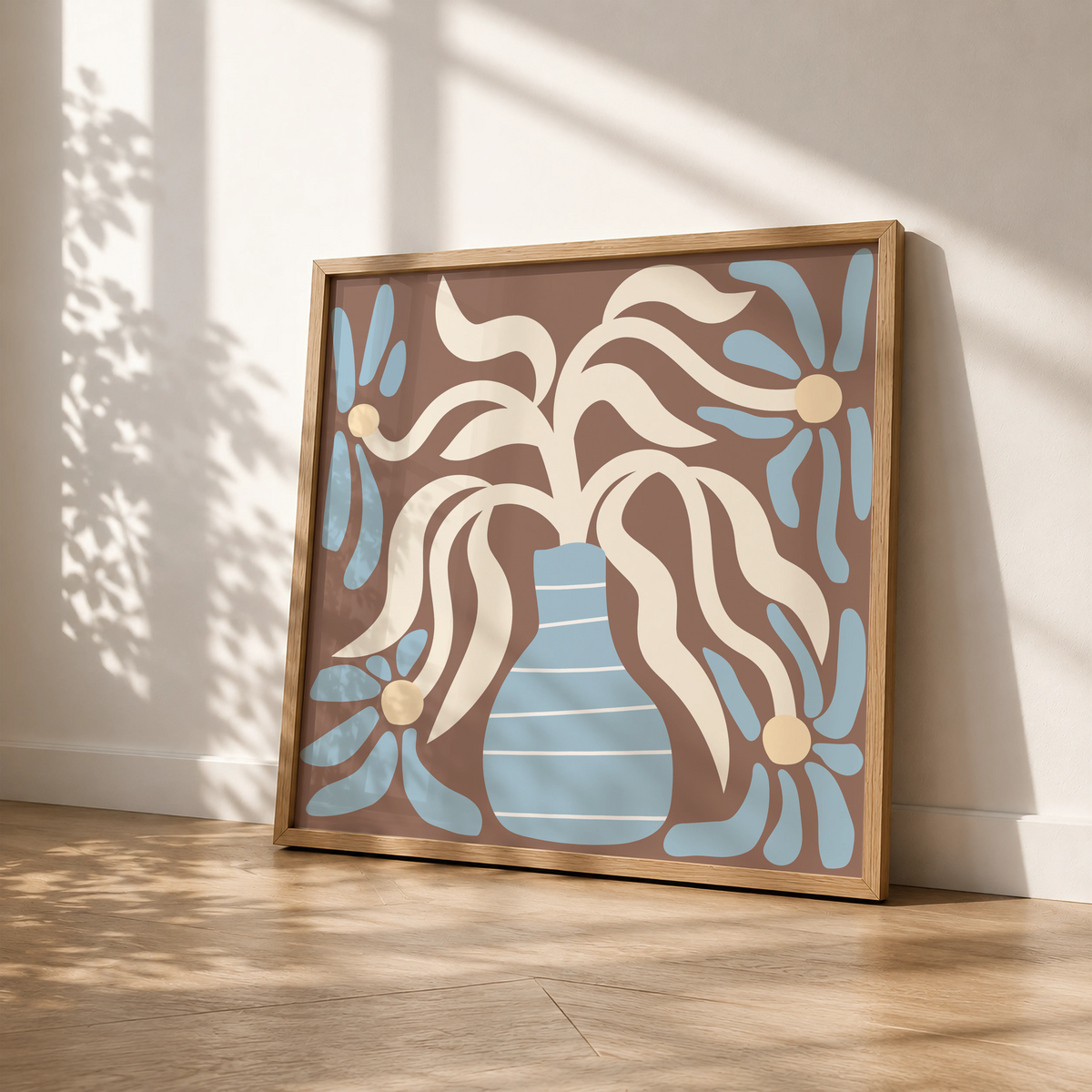 Abstract Flower Vase | Matisse Inspired Boho Print