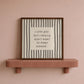 I Love You But I Don't Want to Make Dinner — Striped Square Print