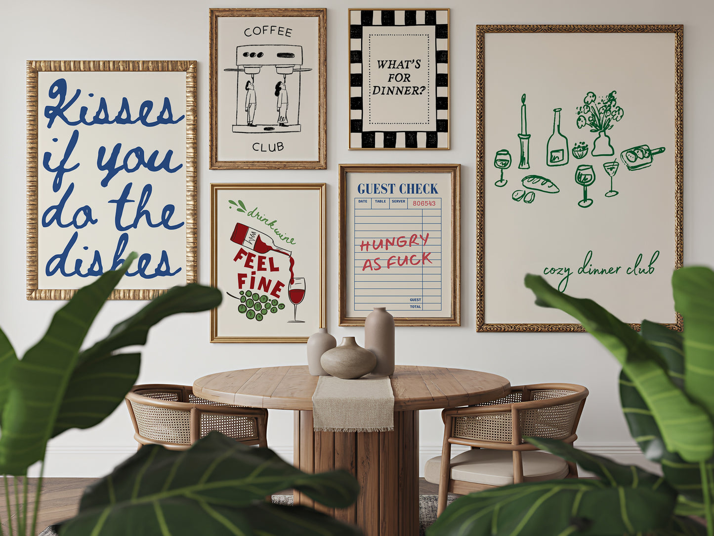 Trendy Kitchen Gallery Set of 10 - Digital Prints