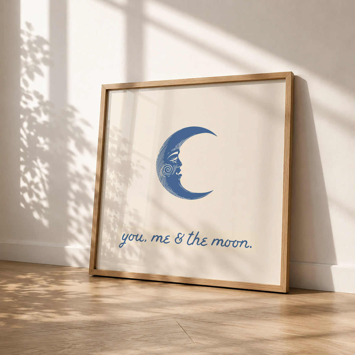 You, Me & The Moon — Celestial Digital Print
