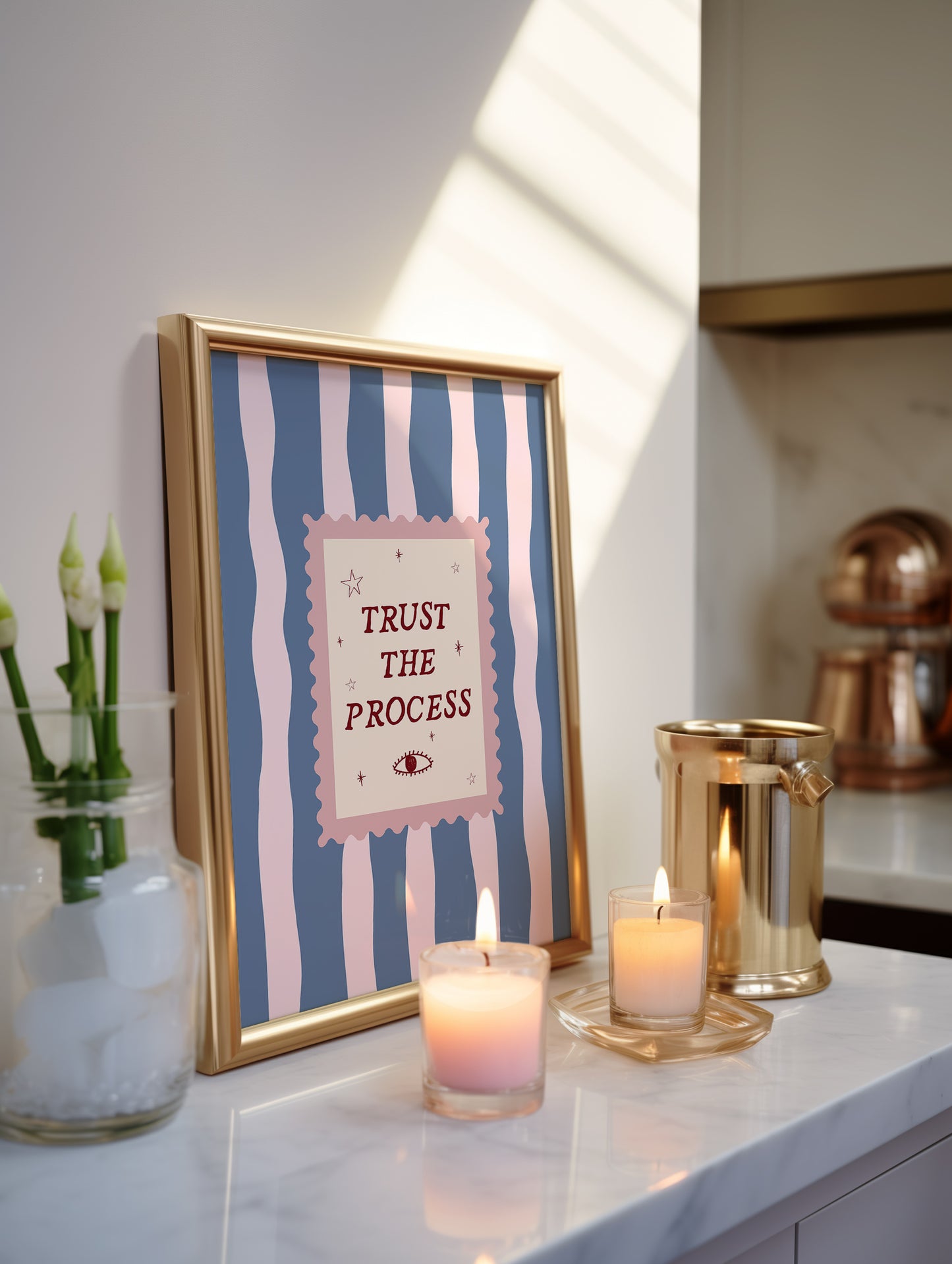 Trust The Process Manifestation Art - Digital Print