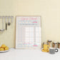 Pink Retro Blank Guest Check - Digital Print