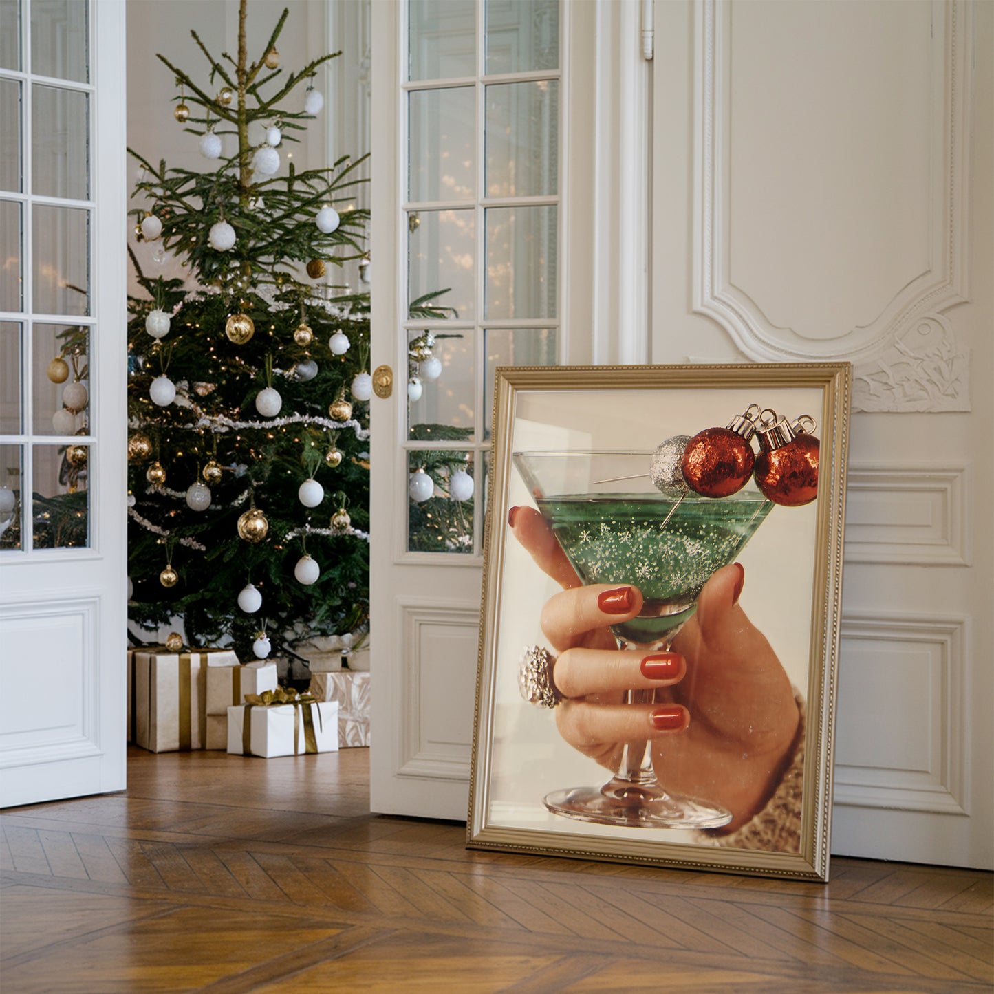 Christmas Ornament Cocktail - Digital Print